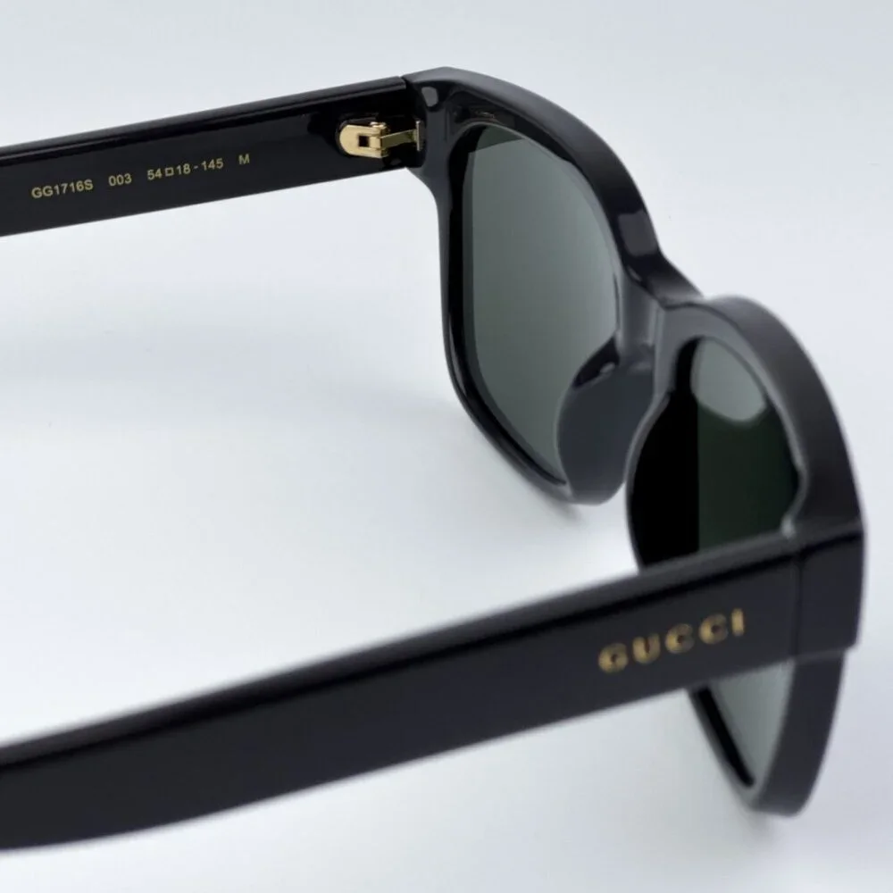 Gucci GG1716S 003 BRAND NEW Sunglasses Grey Square Unisex